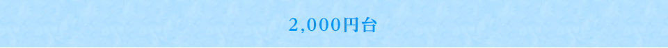 2000円台