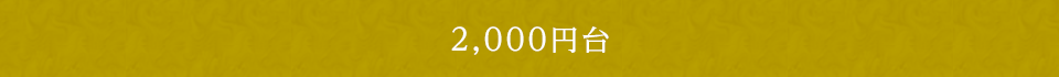 2000円台