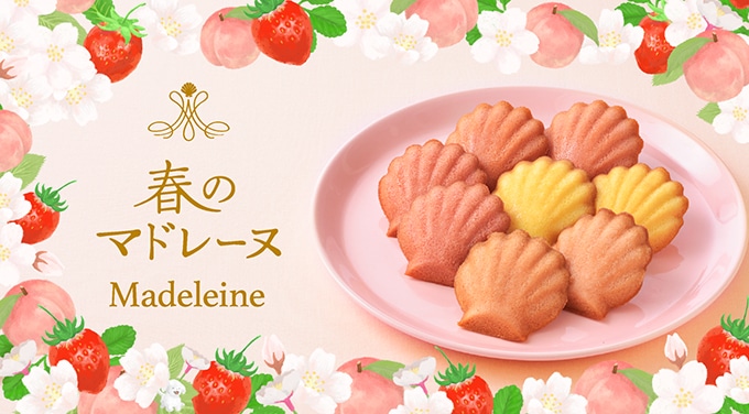 春のマドレーヌ・さくらと抹茶のケーキ: |LOTTE GROUP公式オンラインモール