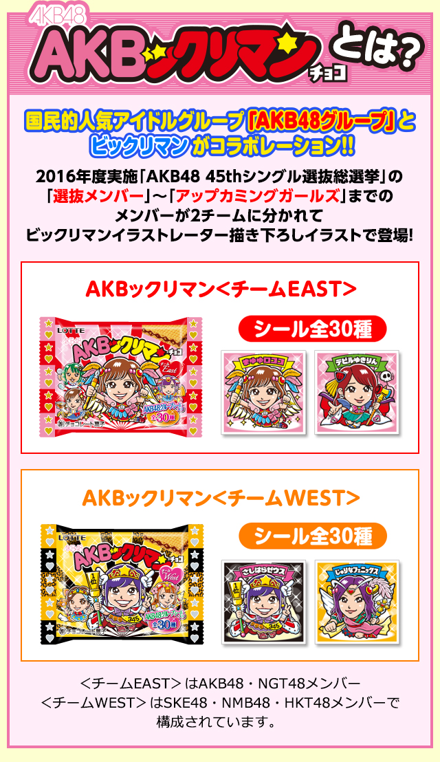 オンラインショップ限定：AKBックリマン: ｜LOTTE GROUP公式オンライン