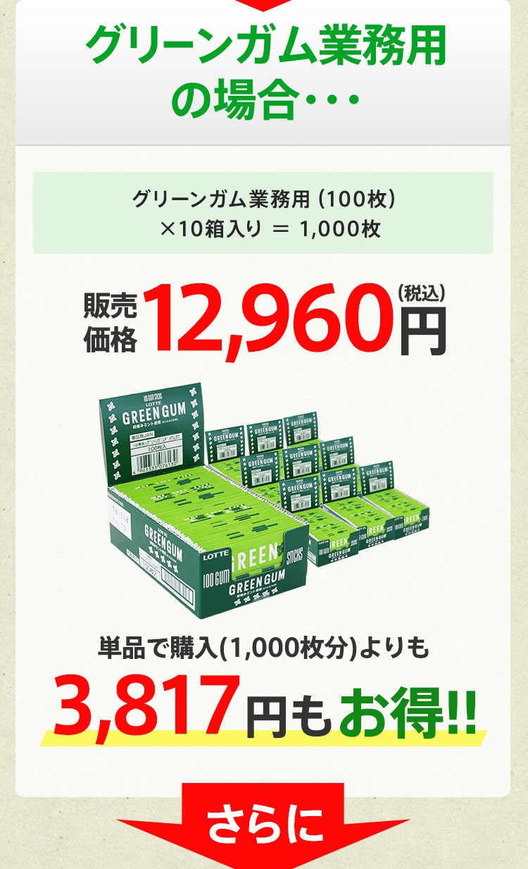 グリーンガム業務用: |LOTTE GROUP公式オンラインモール