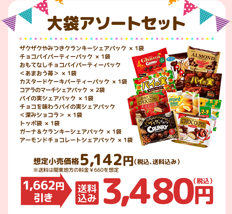 大袋アソートセット: ｜LOTTE GROUP公式オンラインモール