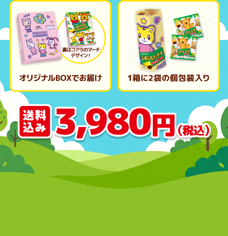 オリジナルBOXでお届け　1箱に2袋の個包装入り