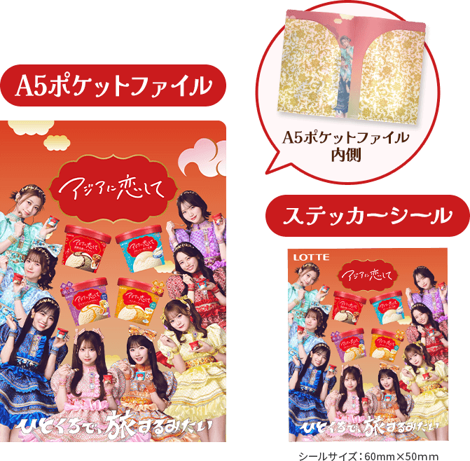 A5ポケットファイル＋ステッカーシール