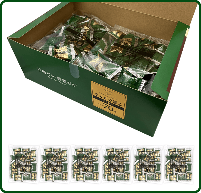 ☆カカオ商品☆よろしければご購入お待ちしております♪ カカオの恵み大容量BOX: |LOTTE GROUP公式オンラインモール