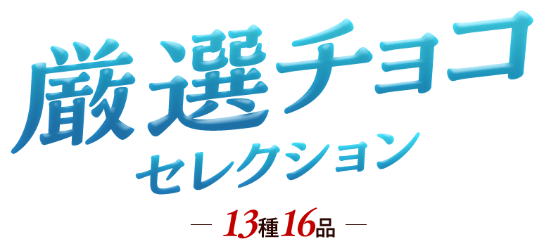 厳選チョコセレクション 13種16品