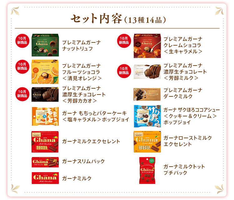 ガーナセレクションセット第21弾: ｜LOTTE GROUP公式オンラインモール