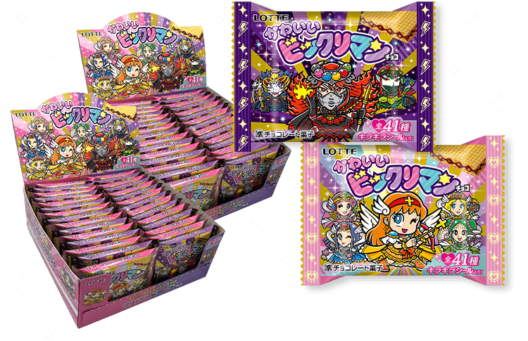 bikkuriman（LOTTE） - Sさん専用画面です　シール4枚セット かわいいビックリマンチョコ 特別シールホルダーおまけつきセット