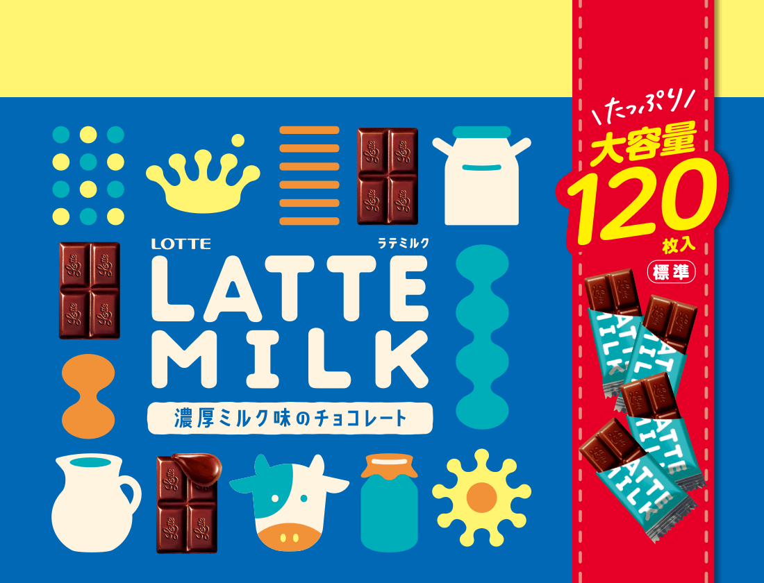 LOTTE LATTE MILK