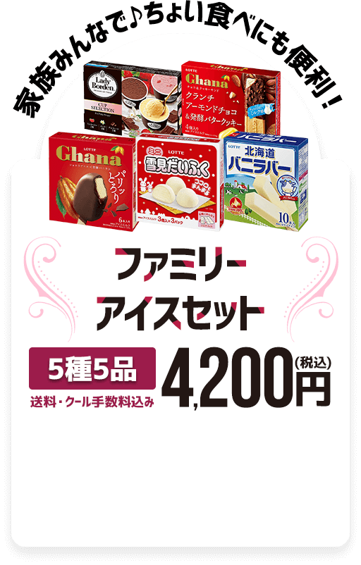 ファミリーアイスセット