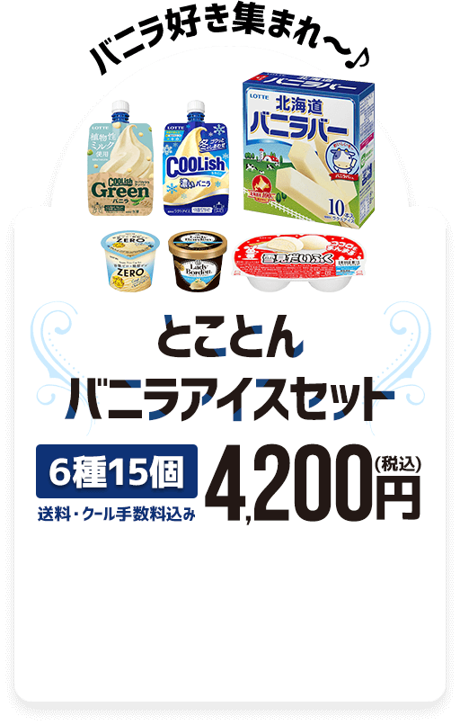 とことんバニラアイスセット