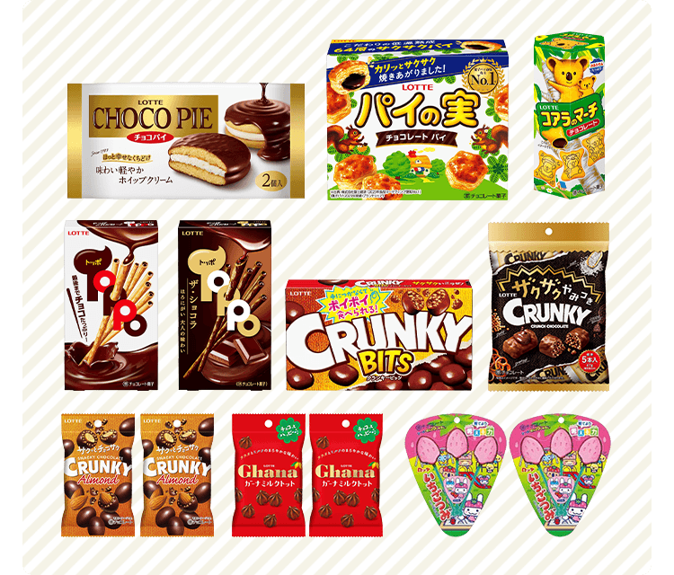 送料込】おやつギフトBOX: チョコレート|LOTTE GROUP公式オンラインモール