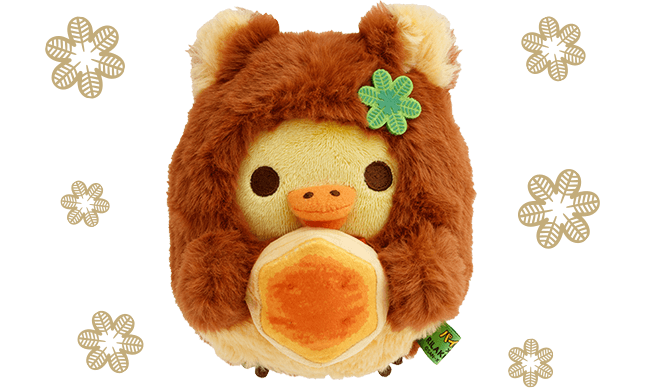 リラックマ パイの実コラボ　ぬいぐるみ 3体セット リラックマとロッテ「パイの実」がコラボレーション！ 特別な