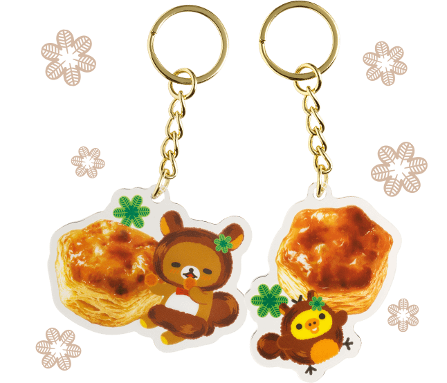 リラックマ パイの実コラボ　ぬいぐるみ 3体セット リラックマとロッテ「パイの実」がコラボレーション！ 特別な