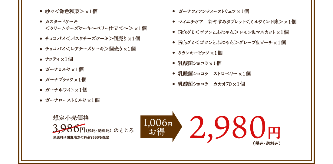 2,980円(税込・送料込)