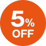 5％OFF