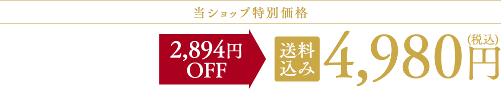 送料込み　4,980円