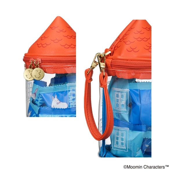 「ムーミン×メリーチョコレート 」ムーミンやしき ポーチ(2種のクランチチョコレート) 8個入【メリーチョコレート】 ムーミンやしき ポーチ(2種のクランチチョコレート) 8個入