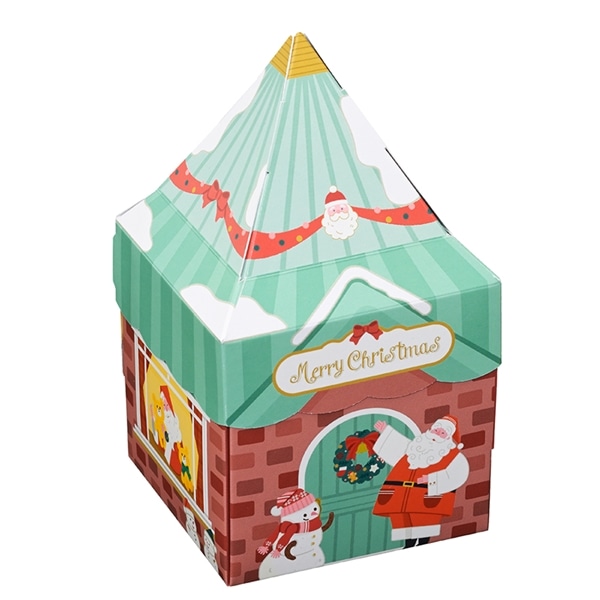 クリスマス サンタ村ハウス(10個入)【銀座コージーコーナー】 クリスマス サンタ村ハウス(10個入)