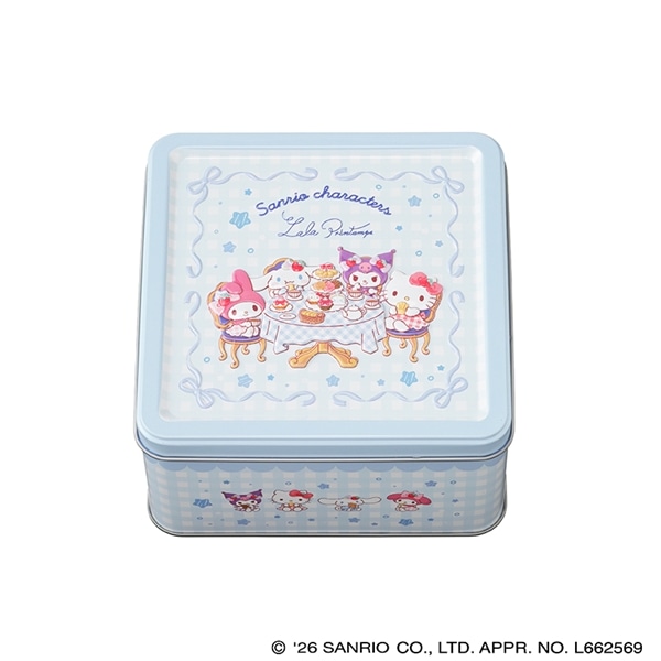 <サンリオキャラクターズ>ティータイム缶(9個入)【銀座コージーコーナー】 <サンリオキャラクターズ>ティータイム缶(9個入)