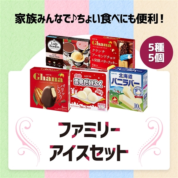 【送料・クール手数料込み】ファミリーアイスセット ファミリーアイスセット