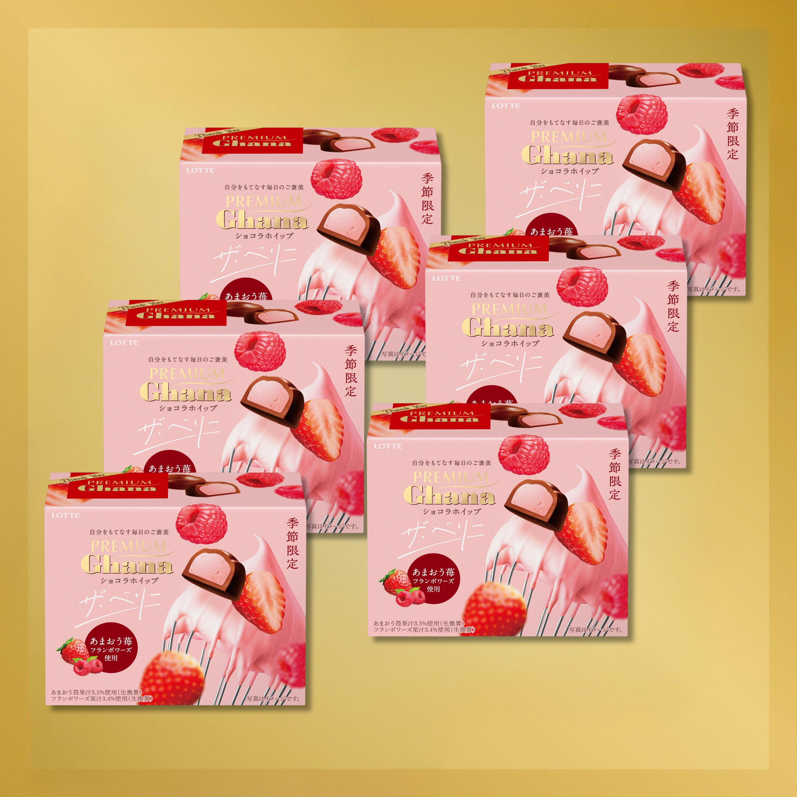 プレミアムガーナ ショコラホイップ<ザ・ベリー> 6個セット ショコラホイップ<ザ・ベリー>