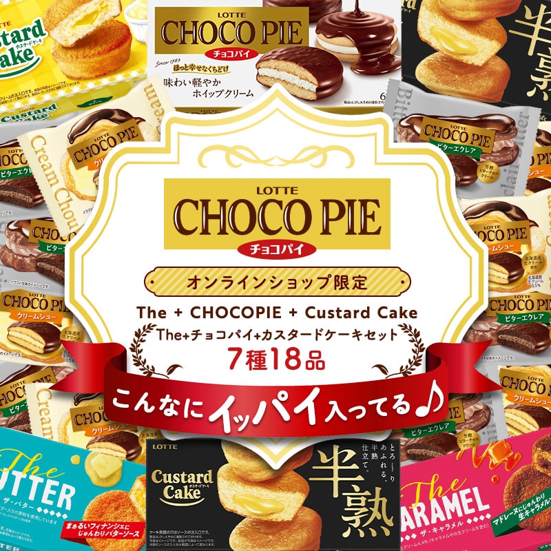 【送料込】Theチョコパイカスタードセット