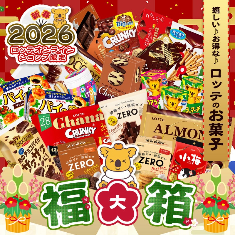 【送料込】2026年ロッテお菓子福箱（大）
