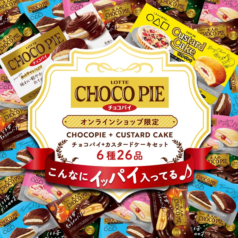 【送料込】チョコパイカスタードセット