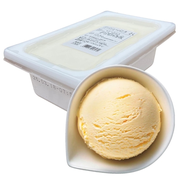 ベーシック　バリューバニラ（2L大容量アイス）