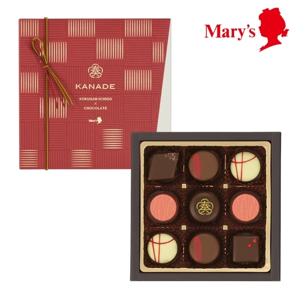 奏-KANADE- 国産苺コレクション 9個入【メリーチョコレート】