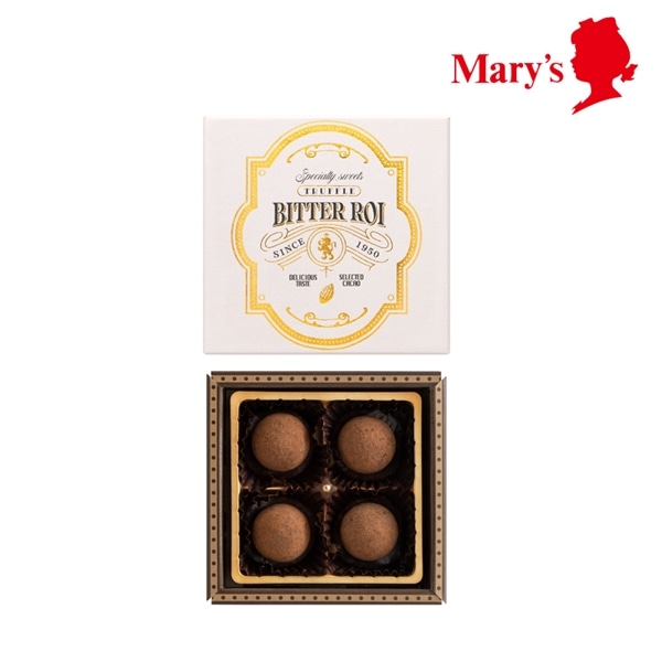 BITTER ROI ビタートリュフ 4個入【メリーチョコレート】