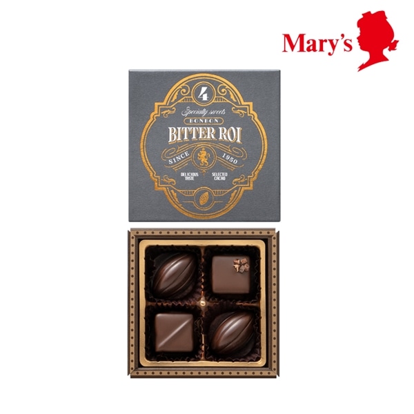 BITTER ROI ボンボンショコラ 4個入【メリーチョコレート】