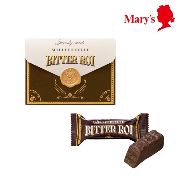 BITTER ROI ミルフィーユ（カカオ） 3個入【メリーチョコレート】