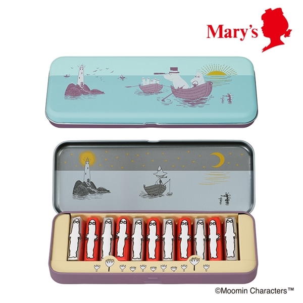 「ムーミン×メリーチョコレート 」ニョロニョロたちの船出 (2種のバーチョコレート) 11個入【メリーチョコレート】