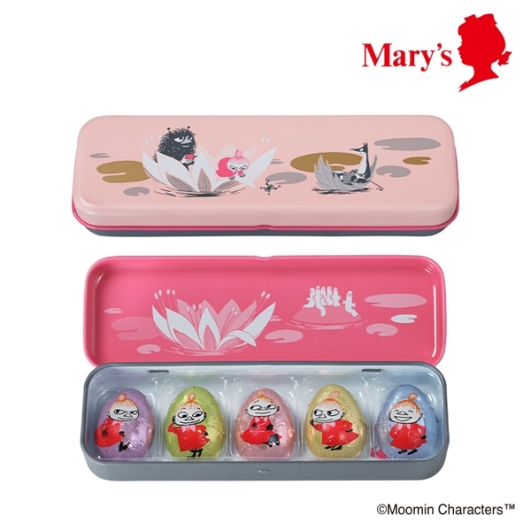 「ムーミン×メリーチョコレート 」リトルミイの水遊び (パフ イン ミルクチョコレート) 5個入【メリーチョコレート】