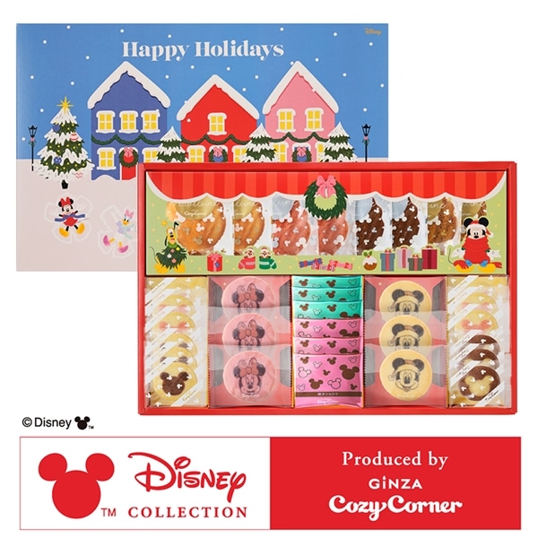 【送料無料】＜ディズニー＞クリスマスギフト（32個入）【銀座コージーコーナー】