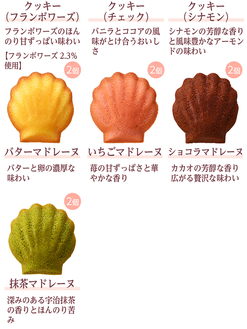 マドレーヌ&クッキー(14個入)【銀座コージーコーナー】
