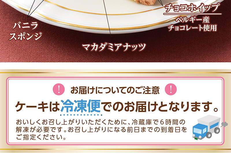 クリスマスチョコレートケーキ(5号)