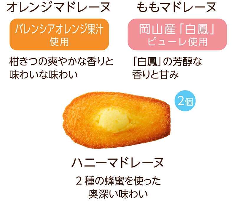 夏のマドレーヌプチギフト(6個入)【銀座コージーコーナー】