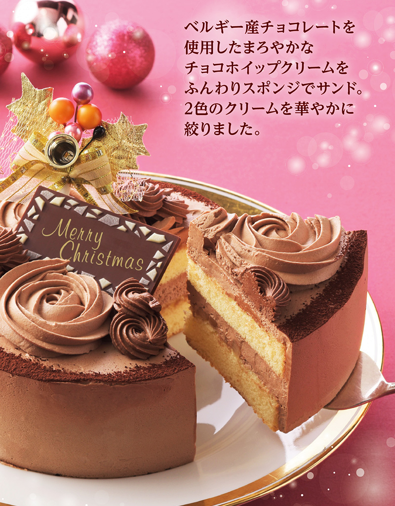 【送料込】クリスマスチョコレートケーキ(5号)【銀座コージーコーナー】