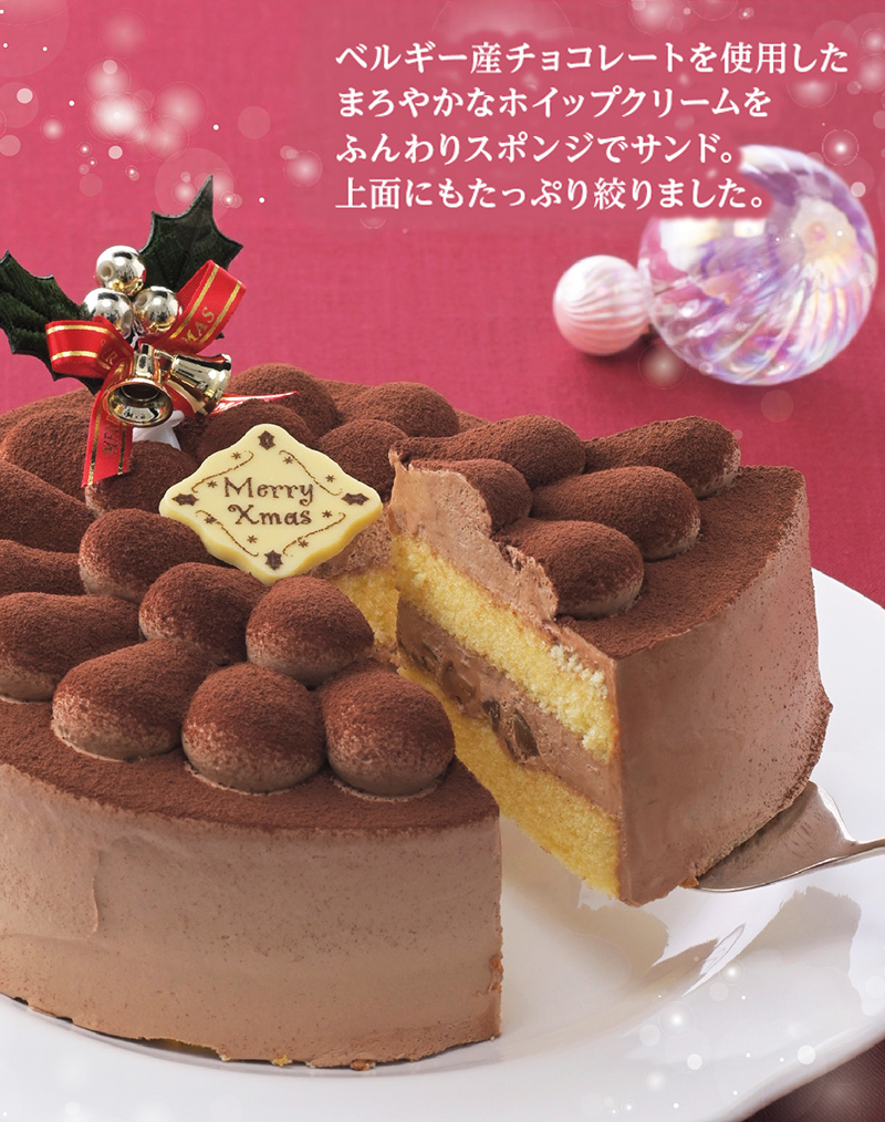 【送料込】クリスマスチョコレートケーキ(5号)【銀座コージーコーナー】