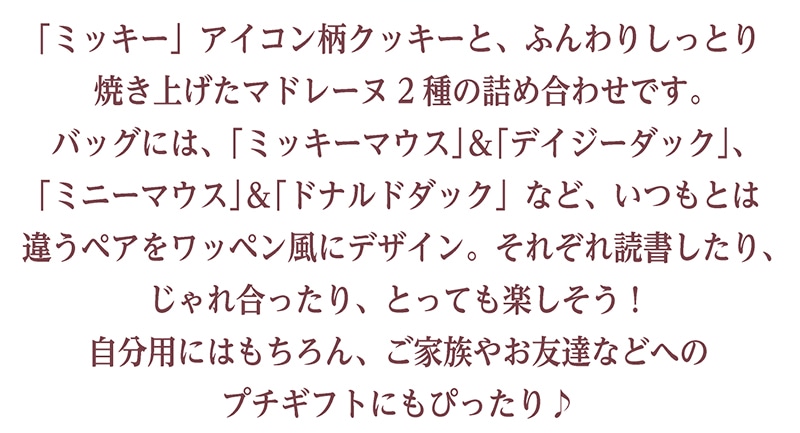 ＜ディズニー＞ハピネスバッグ（9個入）【銀座コージーコーナー】