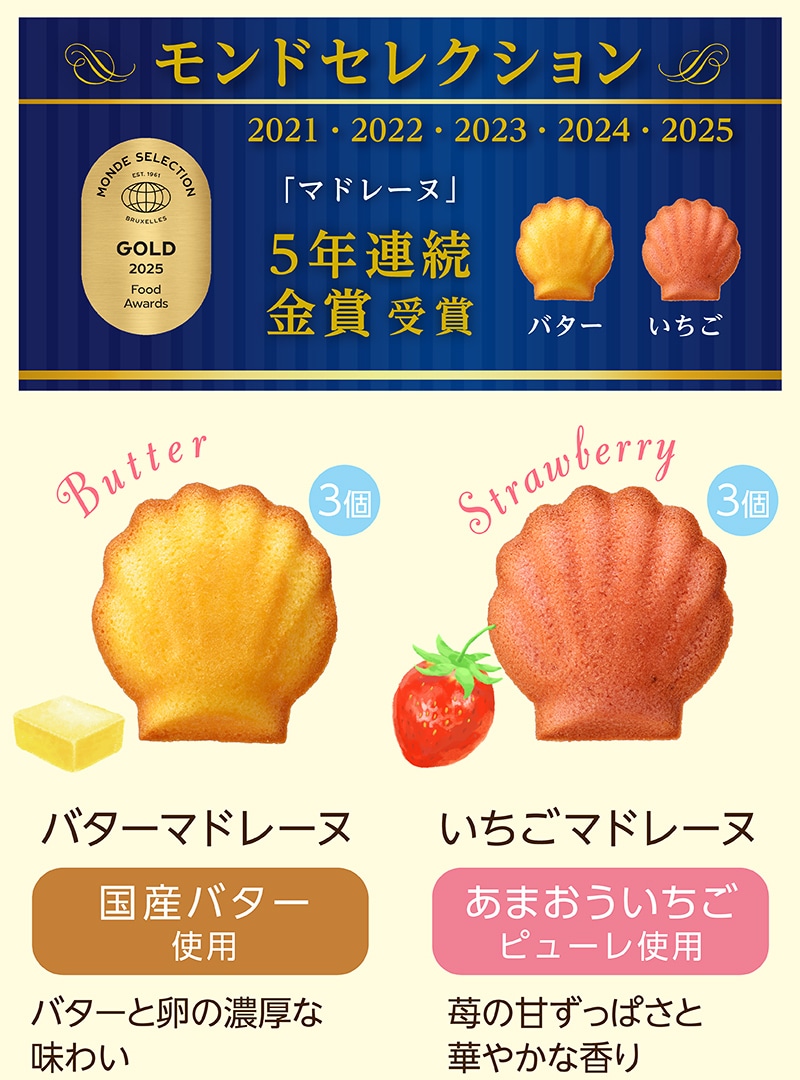 春のマドレーヌ（12個入）【銀座コージーコーナー】