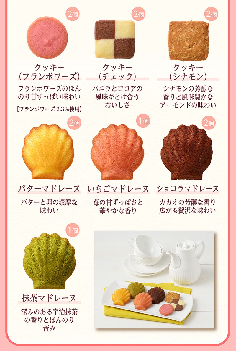 焼菓子＆ミニランドセル（ピンク・うさぎ）【銀座コージーコーナー】