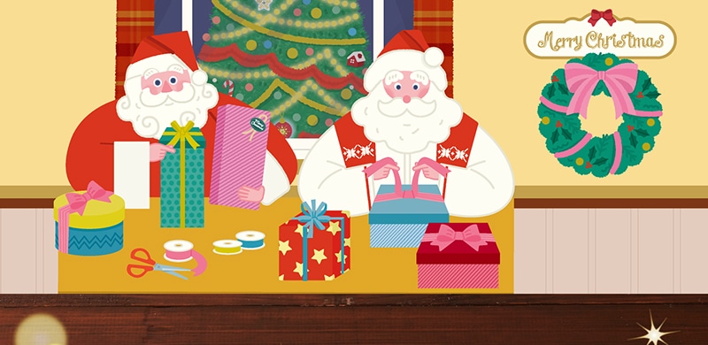 クリスマス　サンタ村ハウス(10個入)【銀座コージーコーナー】